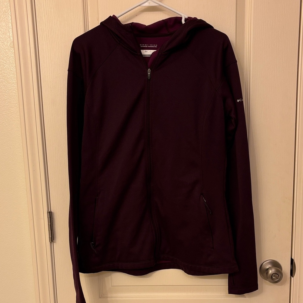 Columbia Burgundy Full-Zip Jacket